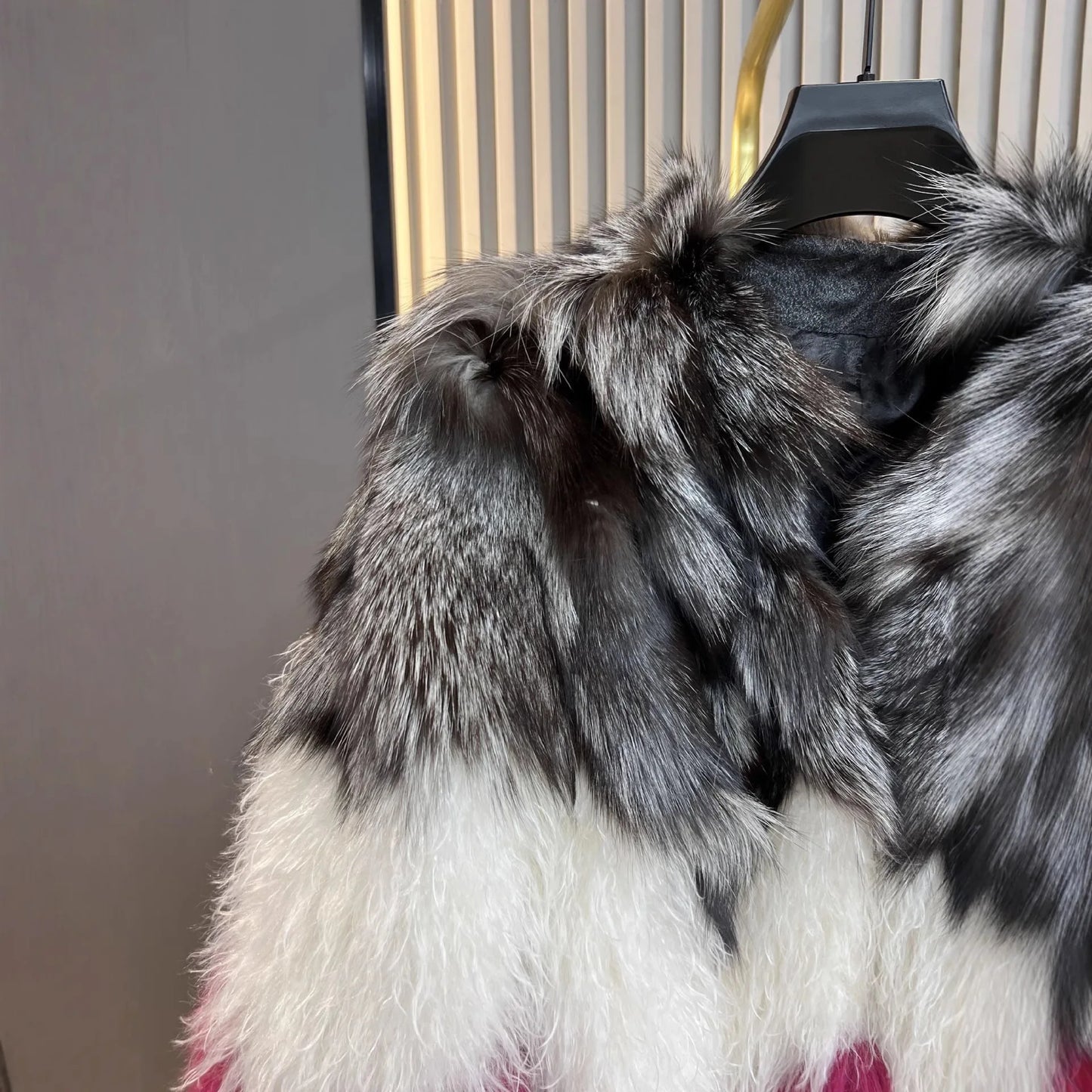 Spliced Fashion Color-Block Faux Fur Coat Thickened Warm Fur Women Winter Clothes Women 2025 Fashion Coats Short Jacket