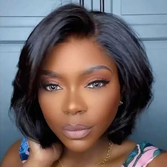 Pixie Cut Wig Transparent Lace Human Hair Wigs For Women Straight 13X4 Lace Frontal Wigs Brazilian Remy Hair Wigs Short Bob Wig