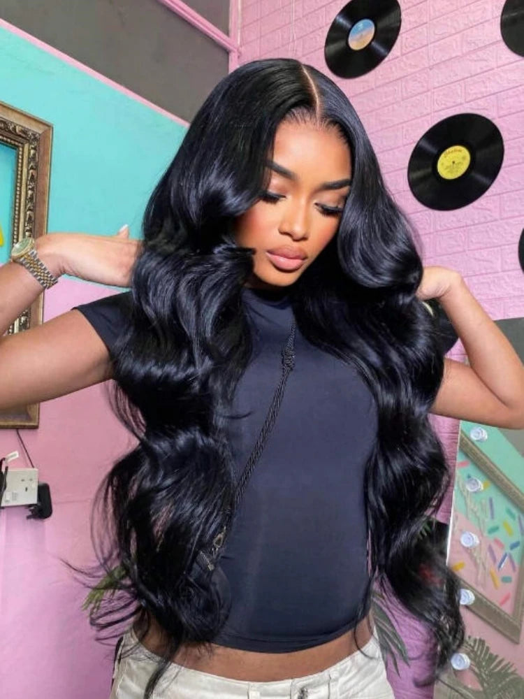 HD Pre Plucked Body Wave Lace Frontal Wig for Women
