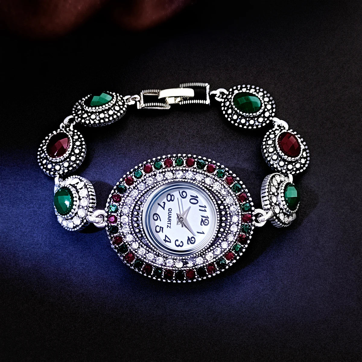 Vintage Alloy Bracelet Watch for Women