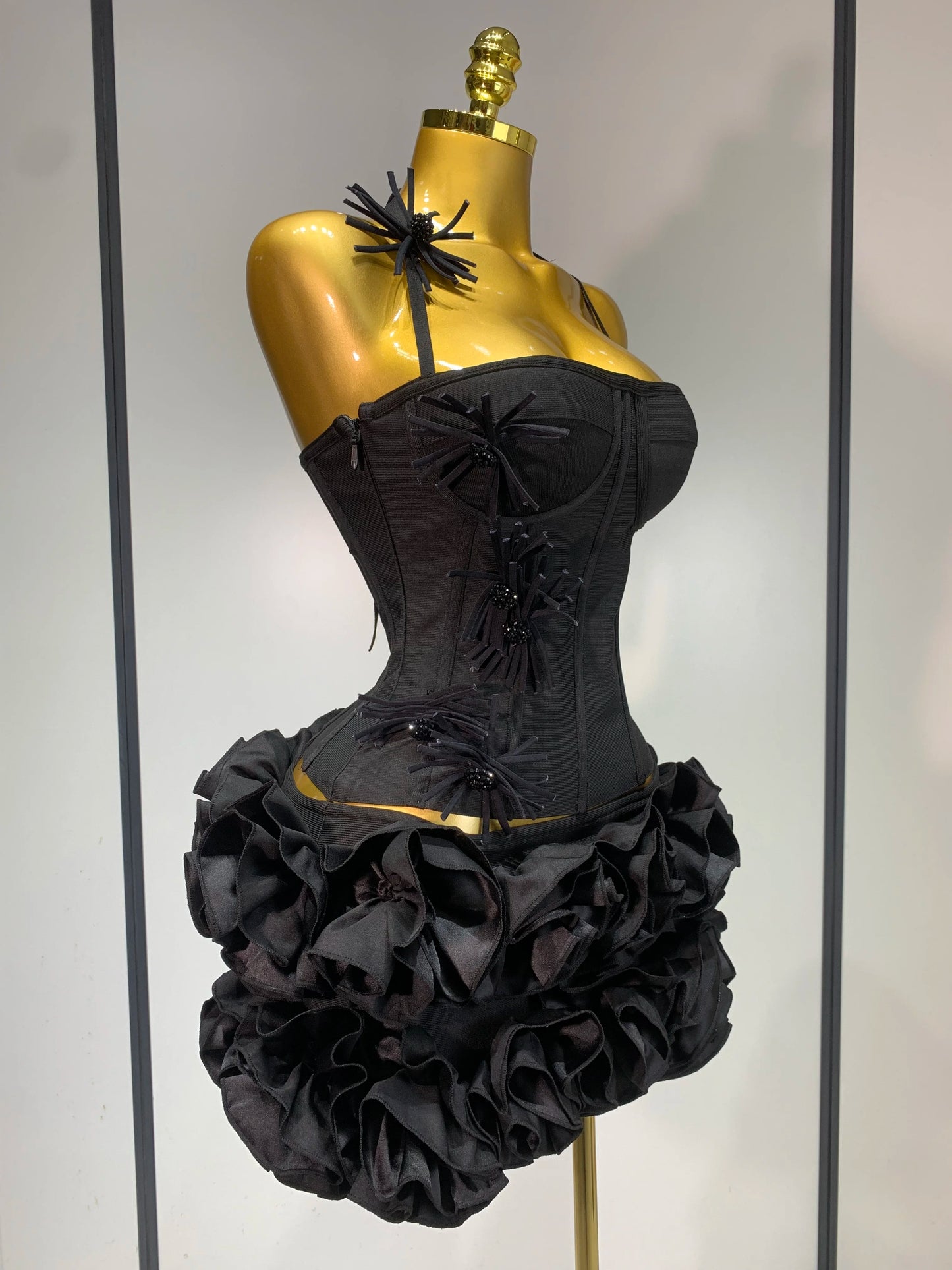 Women Sexy Halter Prom Gown Fashion Celebrity Club Party Two Piece Set Cocktail Elegant Luxury Birthday Party Bandage Outfit