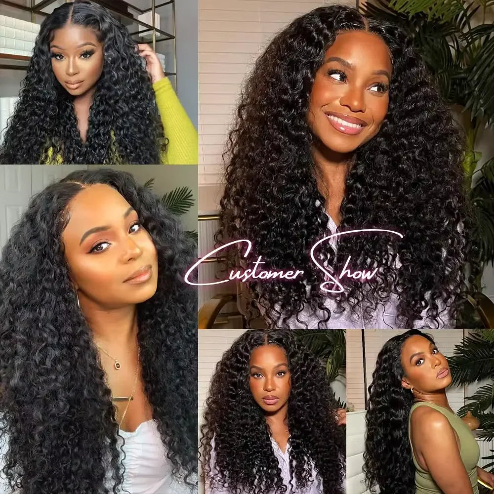 Deep Wave Natural Color Brazilian Hair Bundles for Women