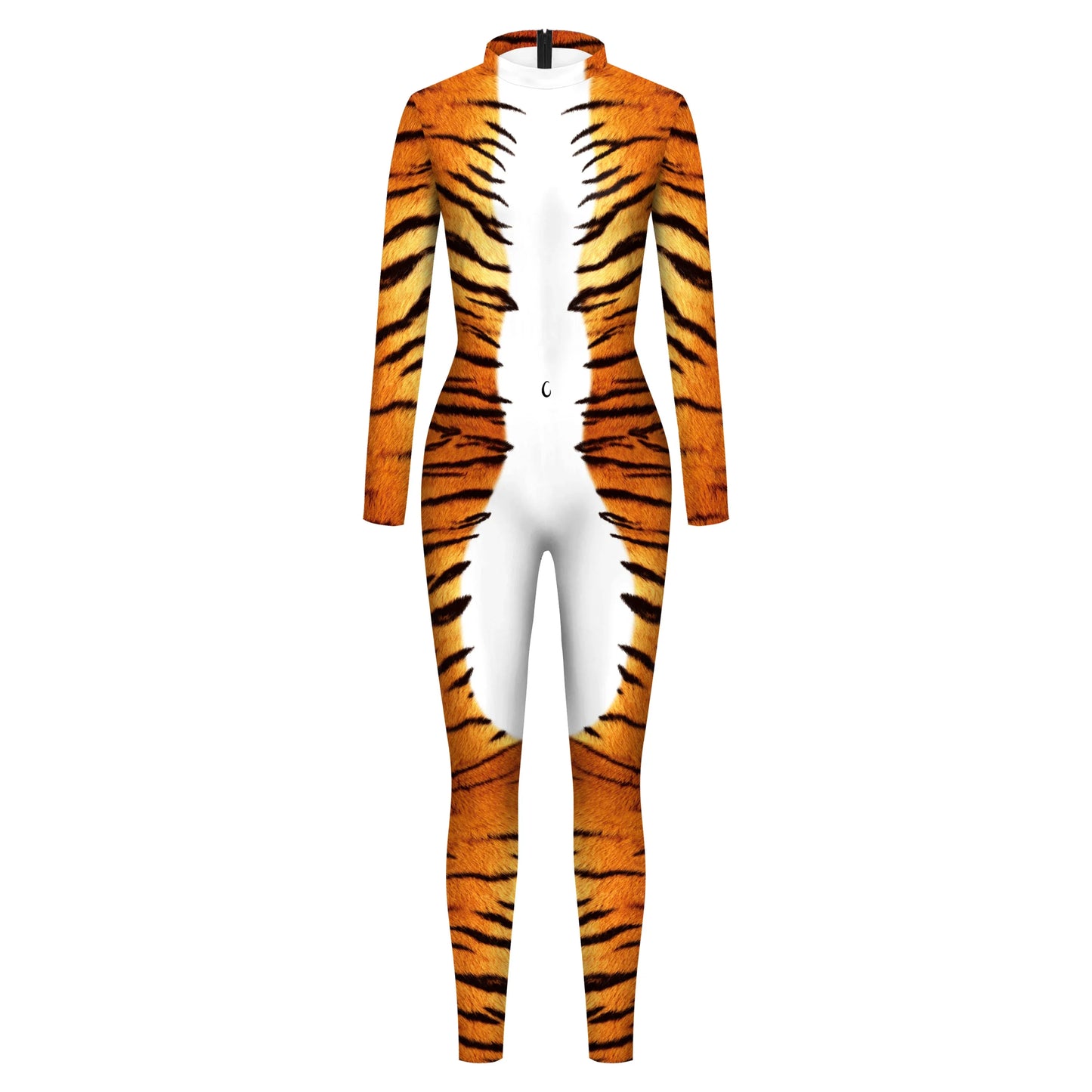 Vivid Animal Print Allover Zentai Bodysuit for Women