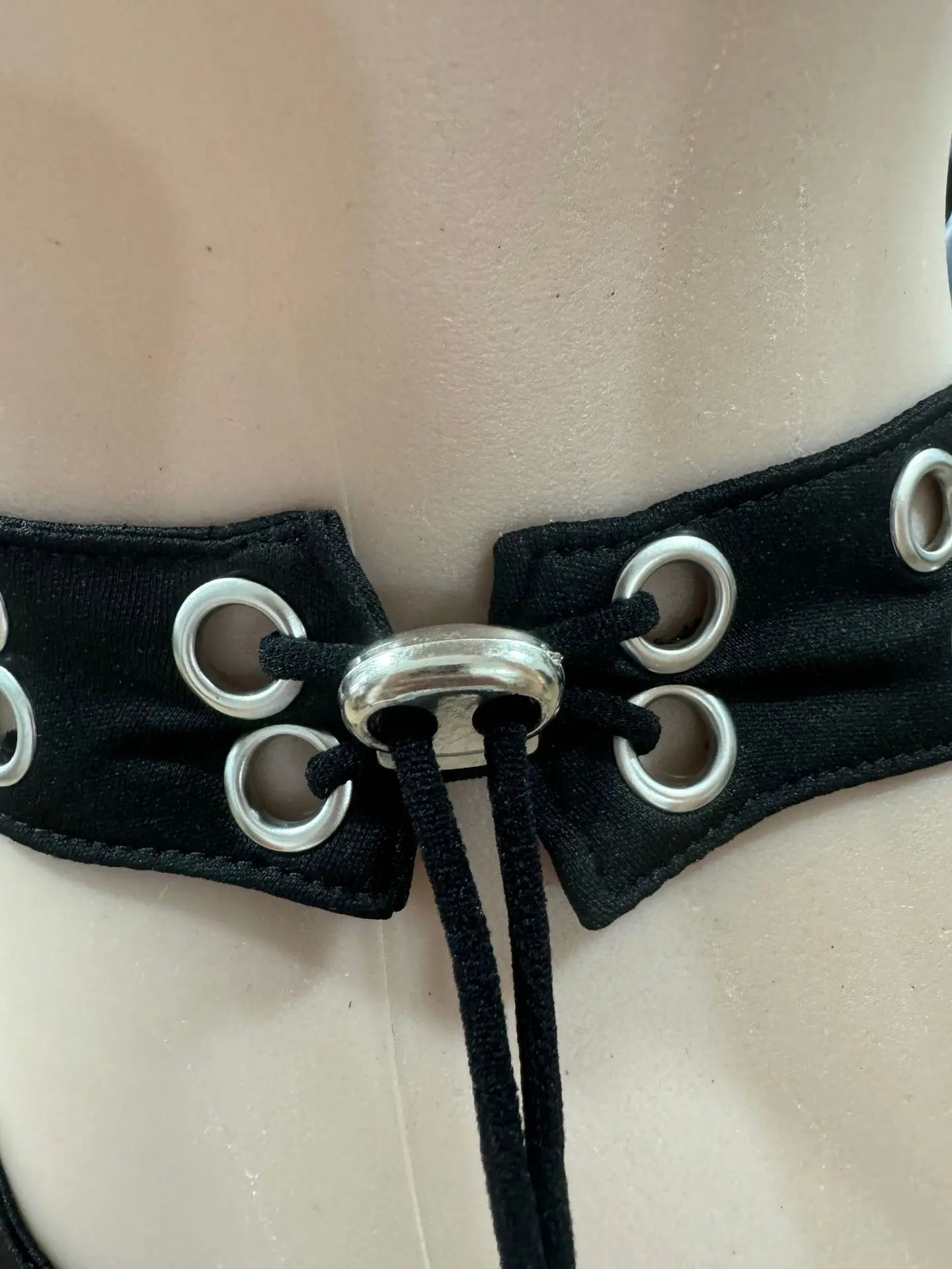 FAGADOER Sexy Hollow Out Bodycon Mini Skirts Women Lace Up High-Waist Hole Patchwork Skirts Female Streetwear Bottom 2025 New