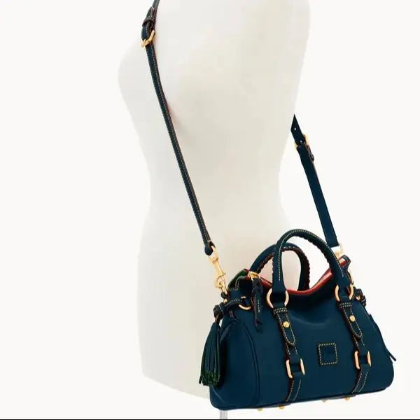 Florentine Micro Texture Satchel Bag