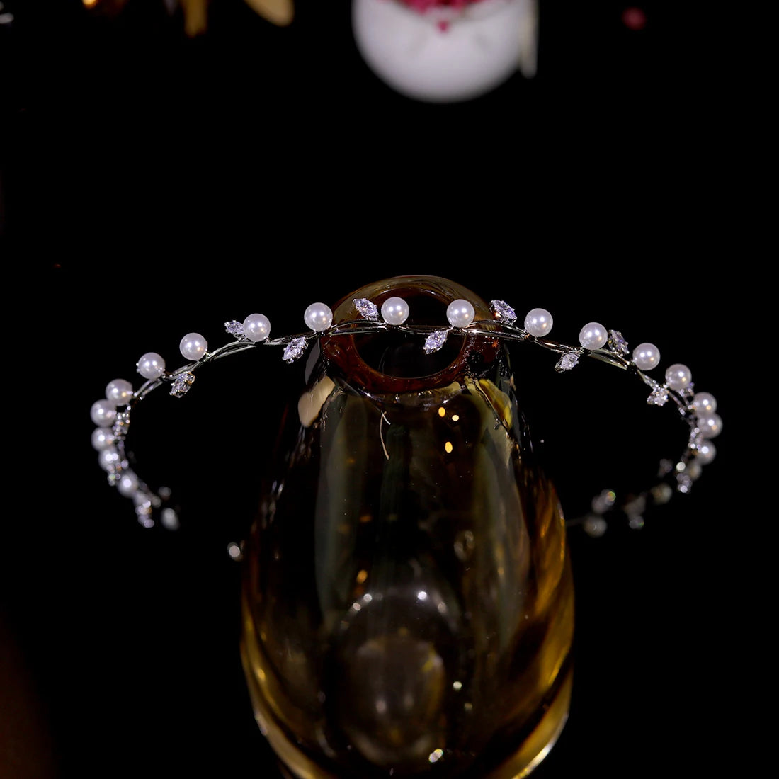 Pearl Vine Bridal Crown
