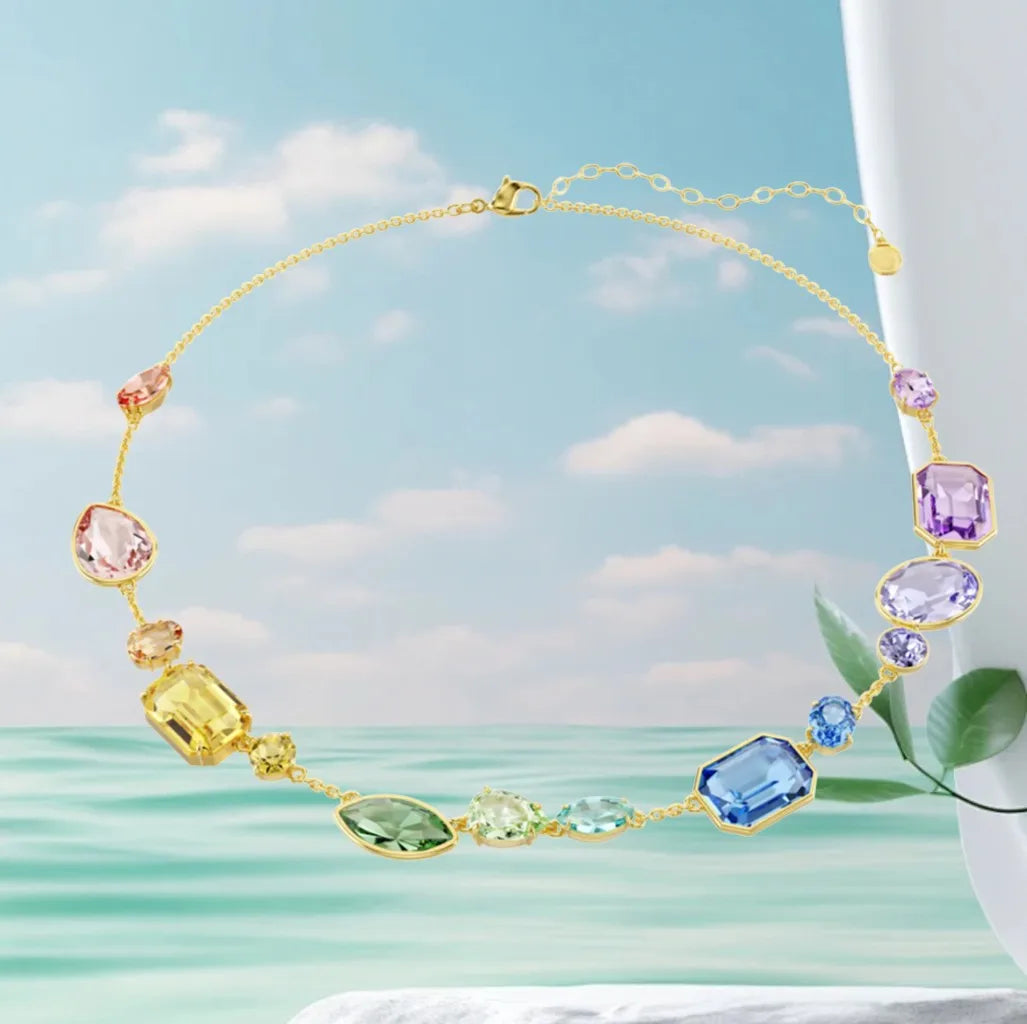 Mixed Cut Crystal Jewelry Set