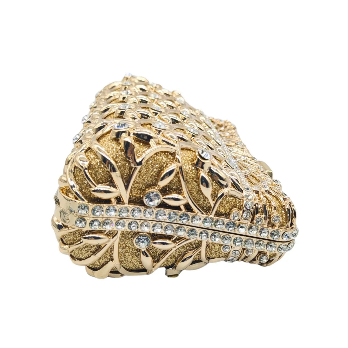 Luxury Rhinestone Metal Evening Clutch Bag for Women