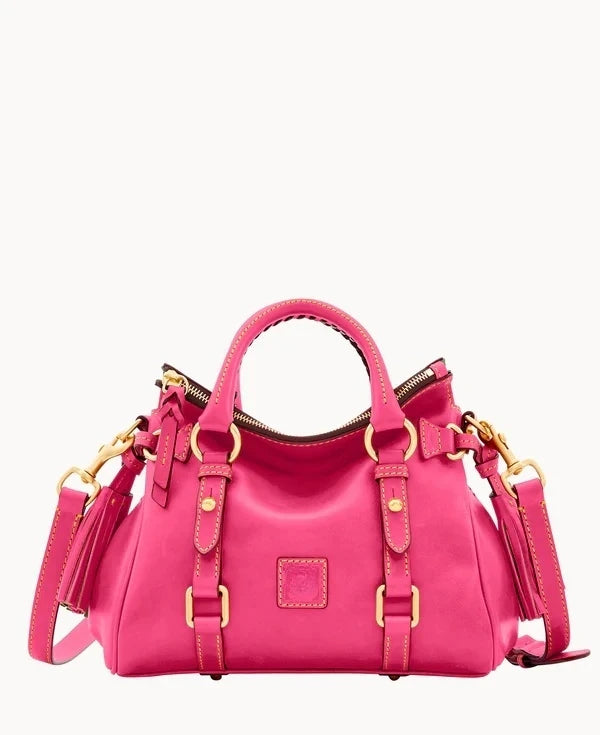 Florentine Micro Texture Satchel Bag