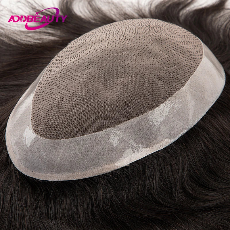 Natural Curly Remy Indian Human Hair Toupee for Women