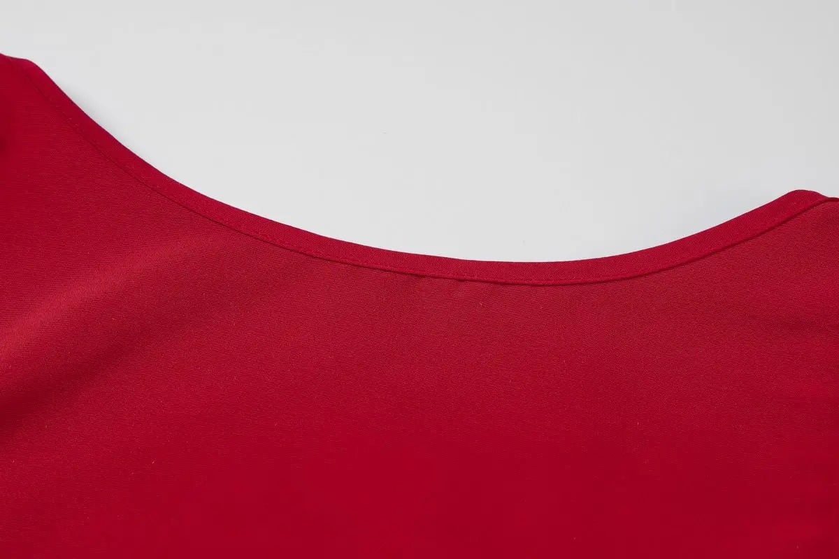 Solid Color Sleeveless Backless Dress with Waist Tie for Women