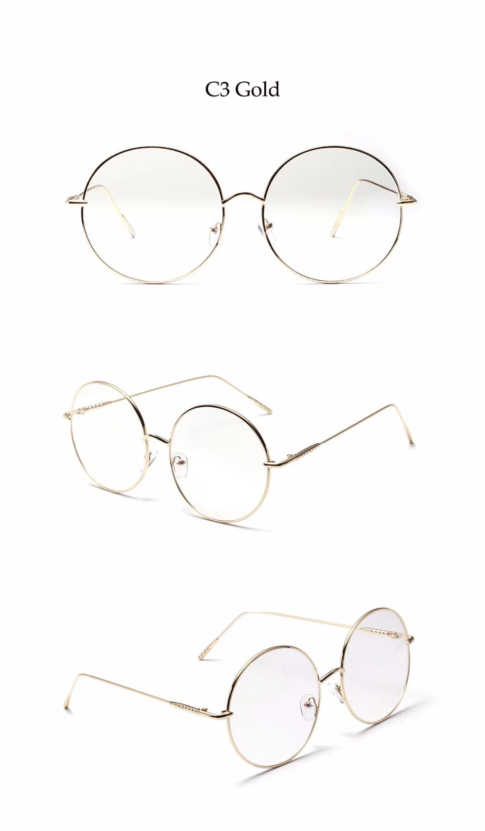Blue Light Blocking Round Reading Glasses for Women