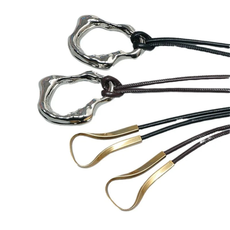 Fashion Braided Gold Knot Waist Chain Belt for Women