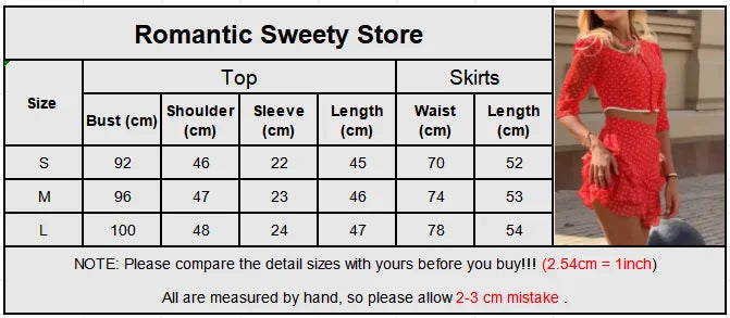 Floral Puff Sleeve Top and Mini Skirt Set for Women