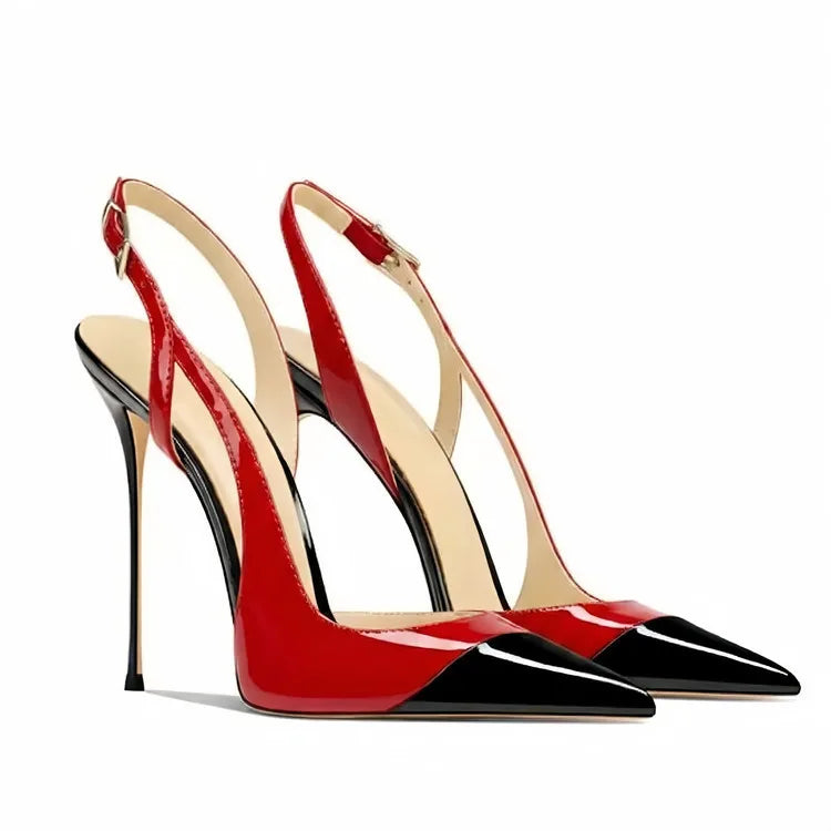 Pointed Toe High Heel Slingback Sandals for Women