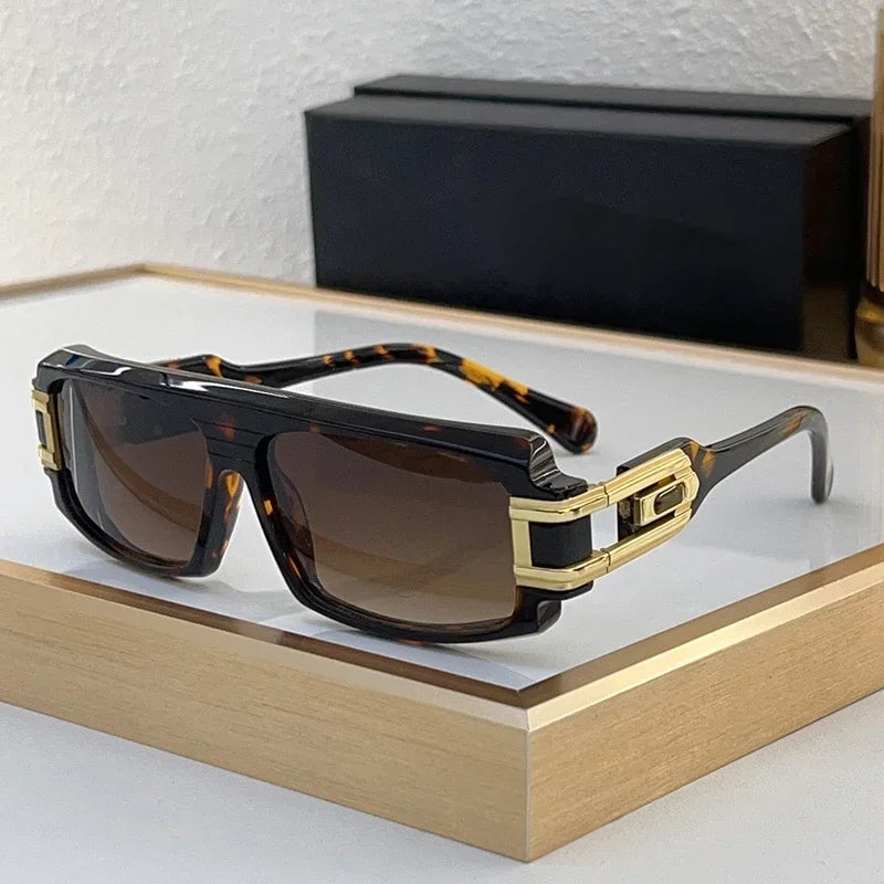 Acetate Square UV400 Sunglasses With Case for Women