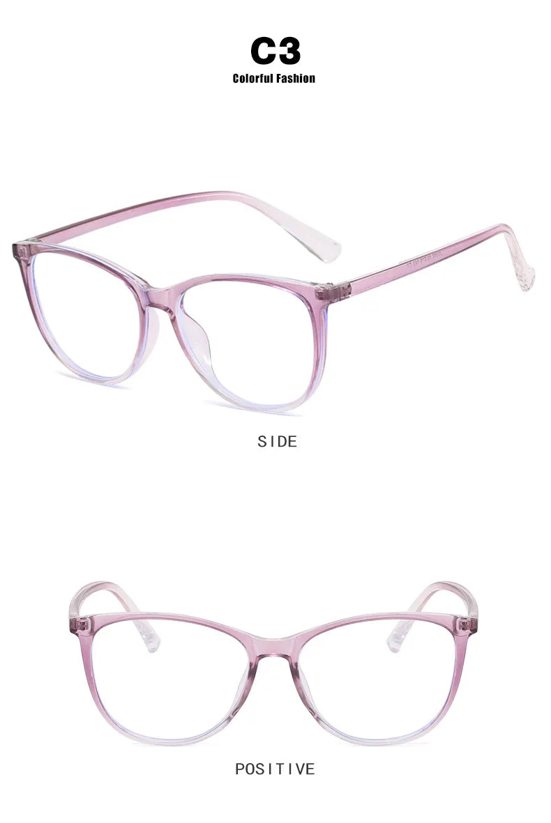 Blue Light Blocking Cat Eye Reading Glasses for Women