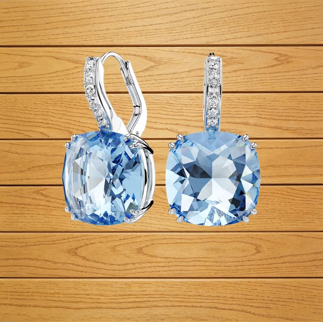 Elegant Bridal Zirconia Jewelry Set with Necklace and Earrings for Women