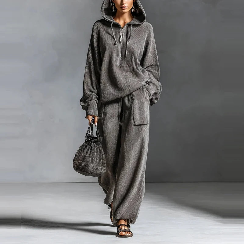Loose Fit Hooded Lounge Set
