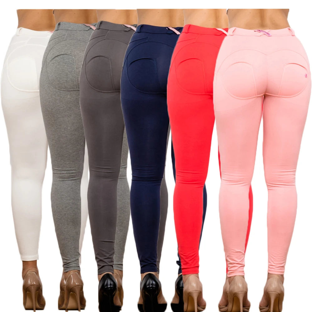 High Stretch Sculpting Slim Fit Pencil Pants for Women