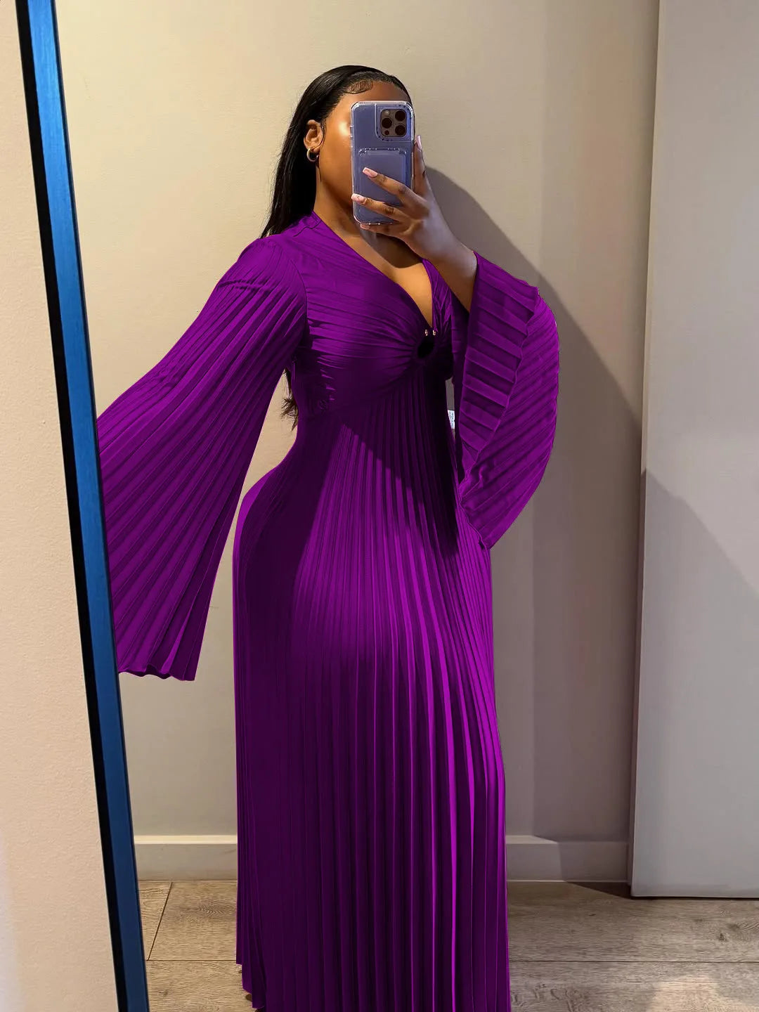 Elegant African Wedding Maxi Kaftan Dress for Women