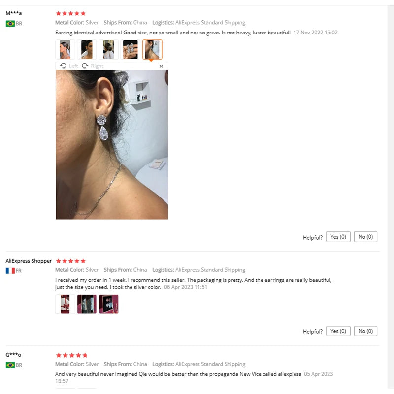 Elegant Sparkling Cubic Zirconia Drop Earrings for Women
