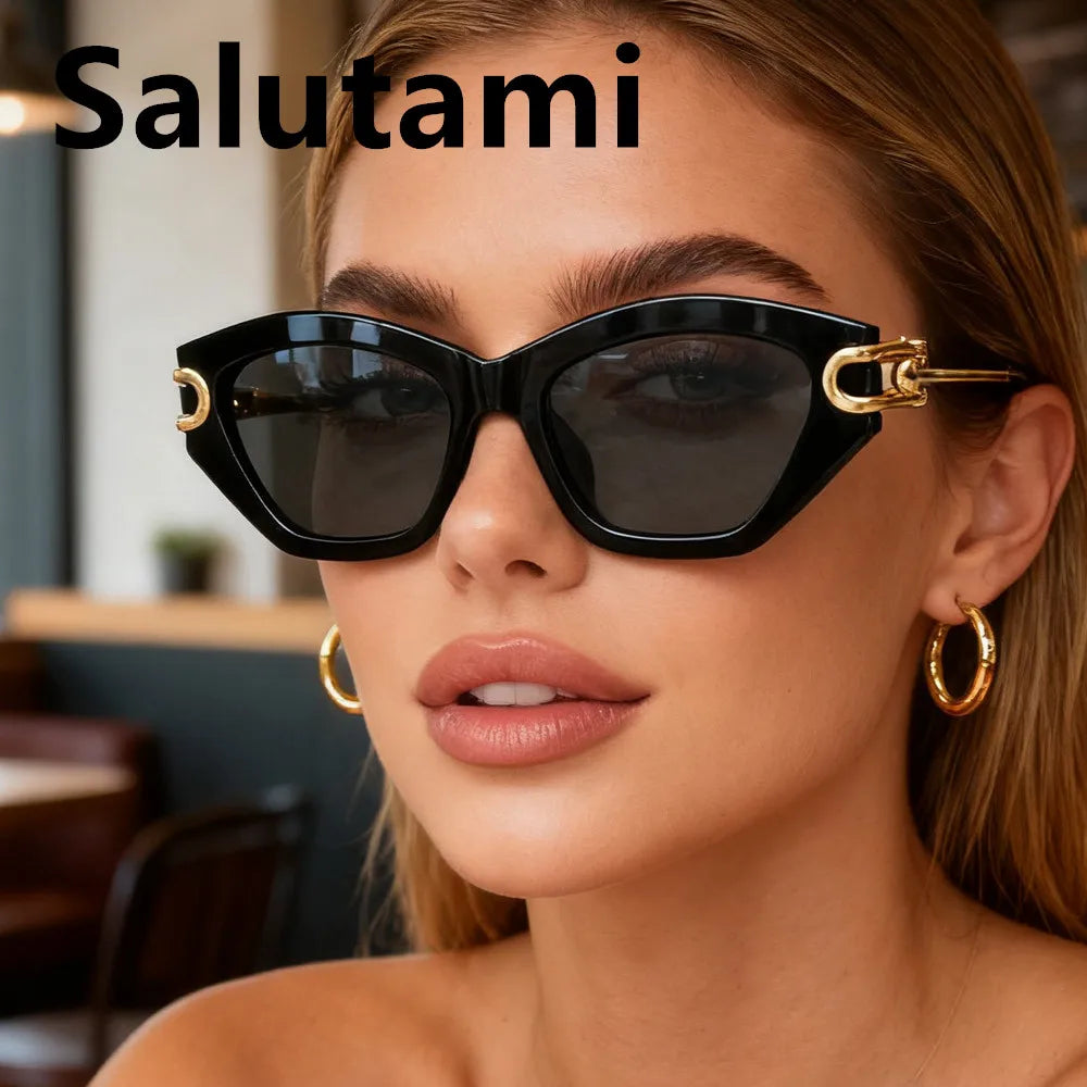 Knot Detail Cat Eye Sunglasses