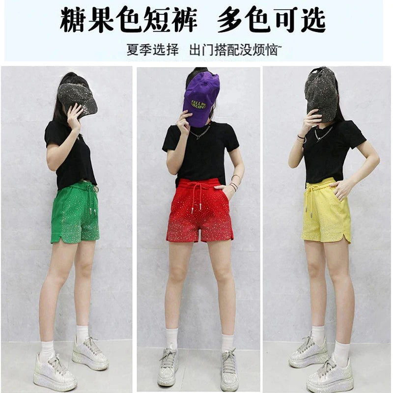 Lightweight High Waist Wide Leg Casual Shorts for Women