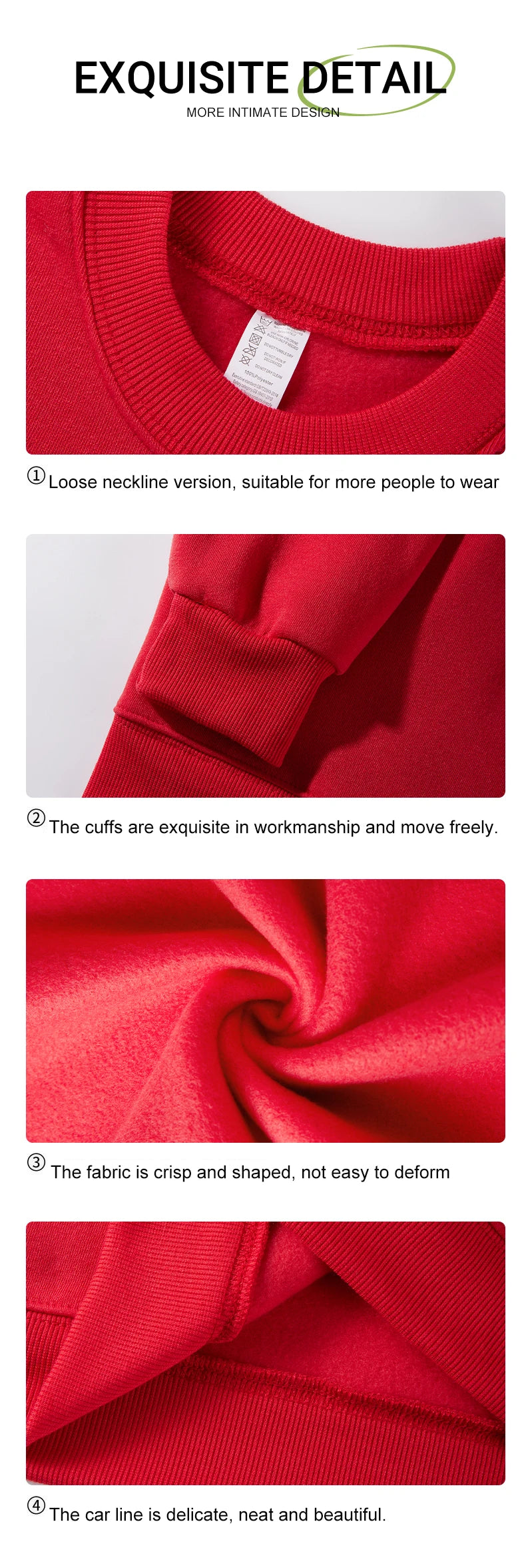 I'M Okay Letter Printed Sweatshirts Womens Autumn Winter Casual Hoodie Fleece Warm Crewneck Pullovers Street Loose Woman Clothes