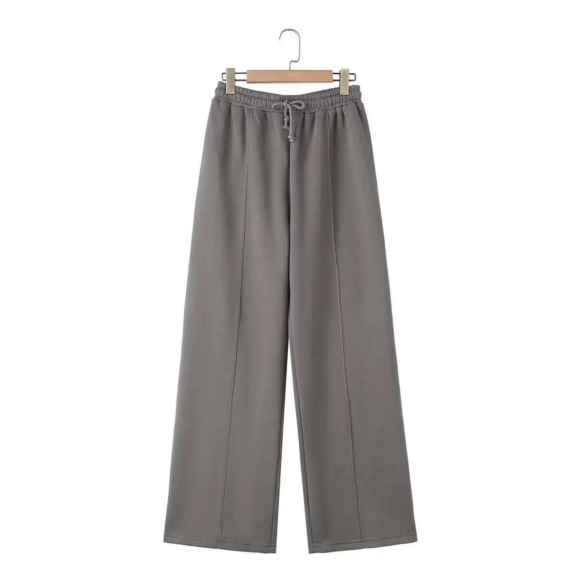 Retro Zipper Bomber Jacket and Velvet Pants Two Piece Set for Women