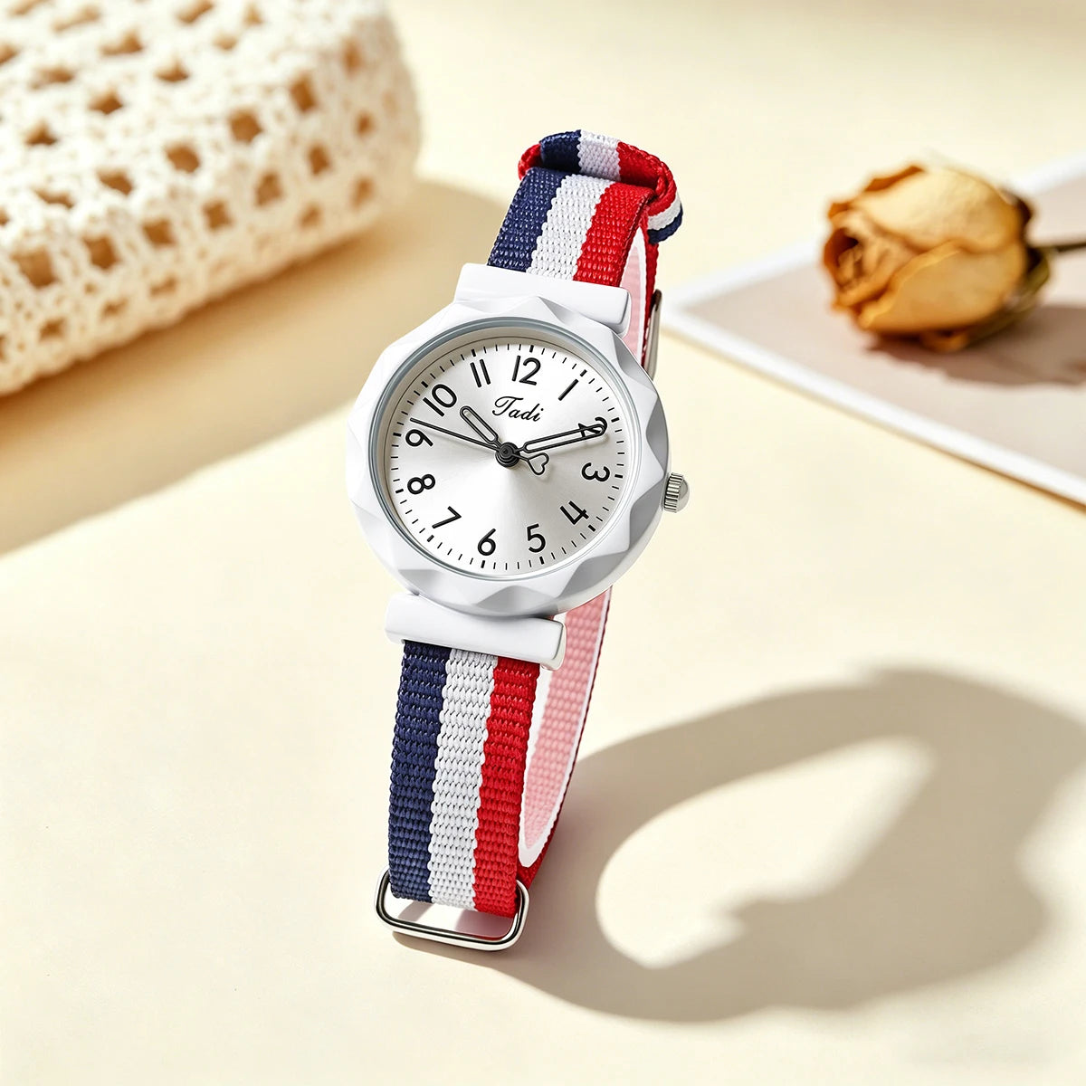 Minimalist Woven Strap Women's Watch