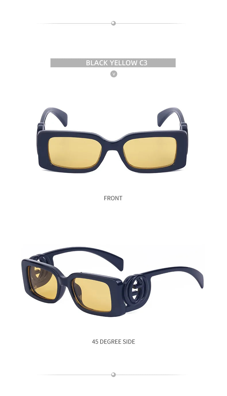 Oversized Square Gradient Sunglasses