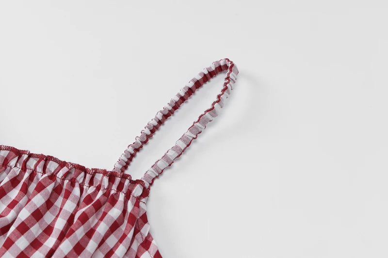 Striped Two-Piece Camisole Set Beachwear for Women