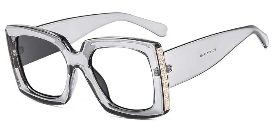 Oversized Square Blue Light Reading Glasses for Women