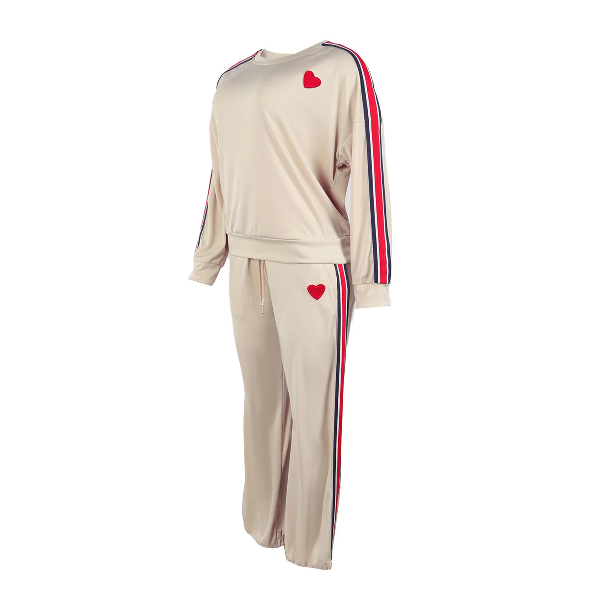 Casual Matching Two-Piece Jogger Tracksuit Set for Women