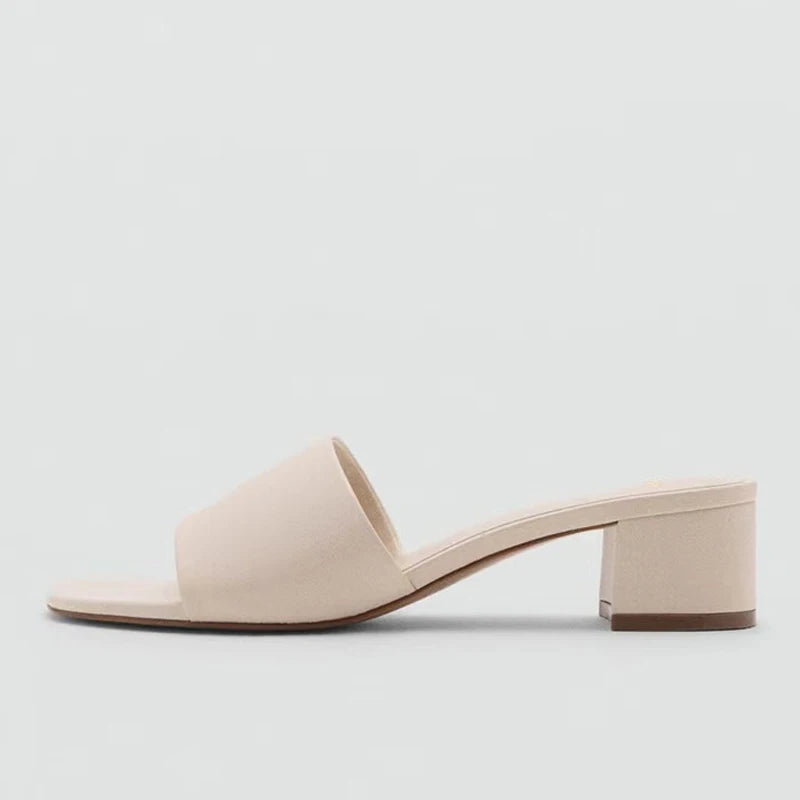 Premium Soft Leather Comfort Flat Slides for Women