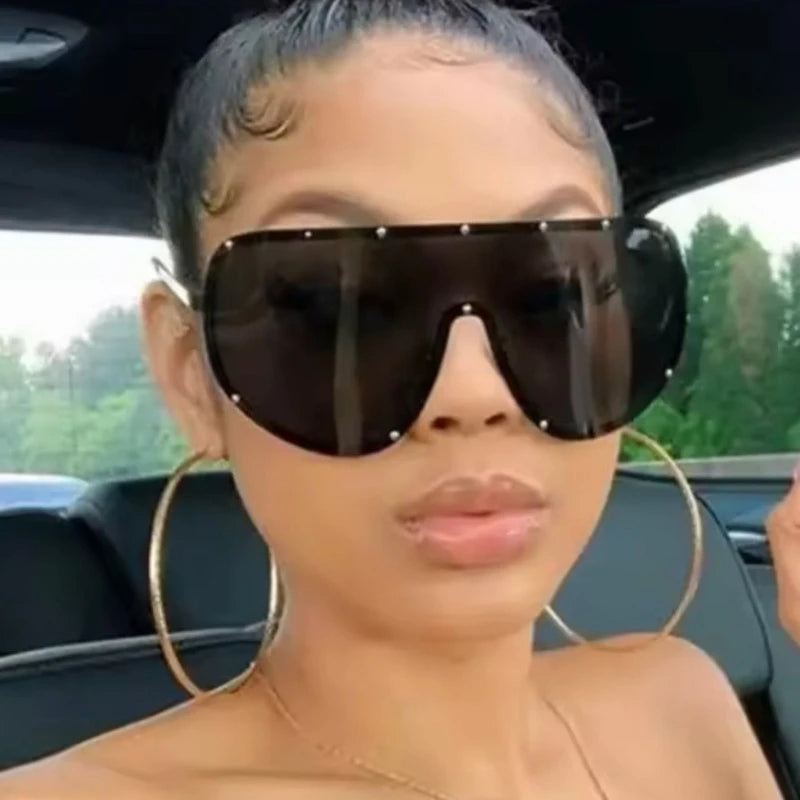 Large Frame Polarized Sunglasses