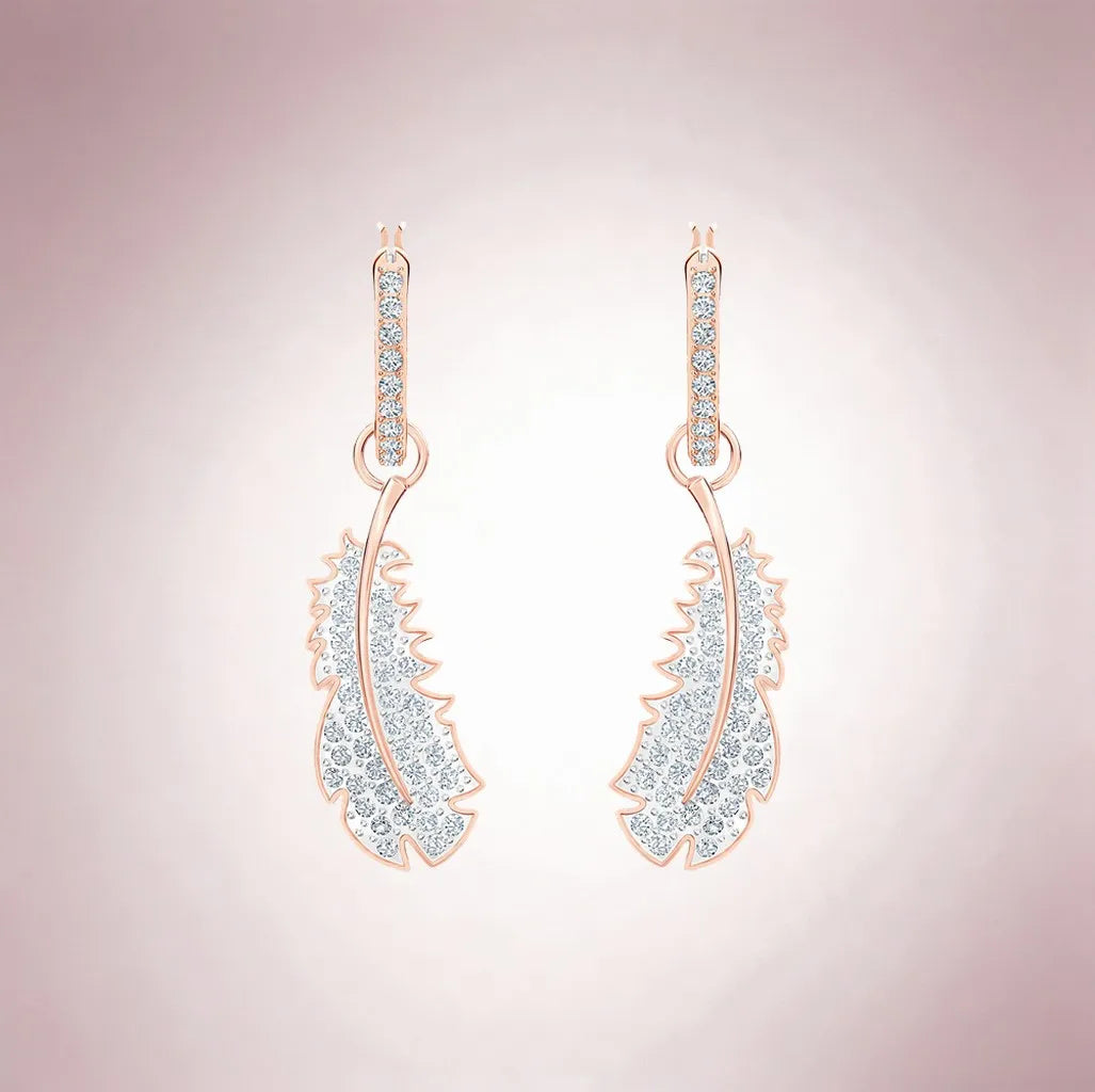 Elegant Dazzling Teardrop Crystal Jewelry Set for Women