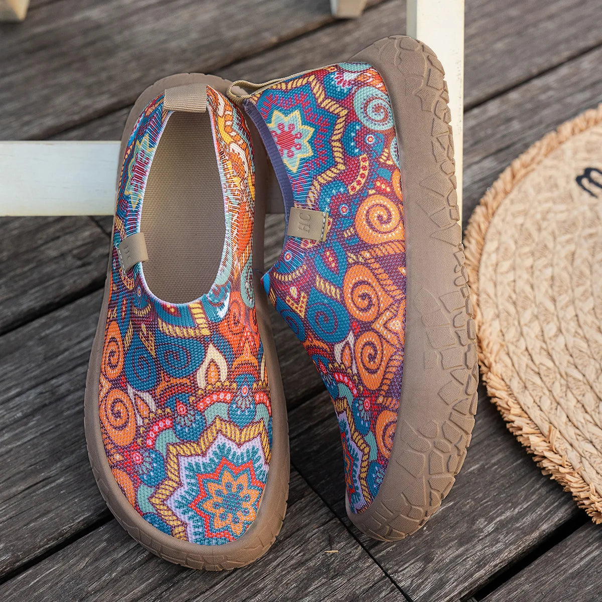 Breathable Woven Slip On Casual Walking Loafers for Women