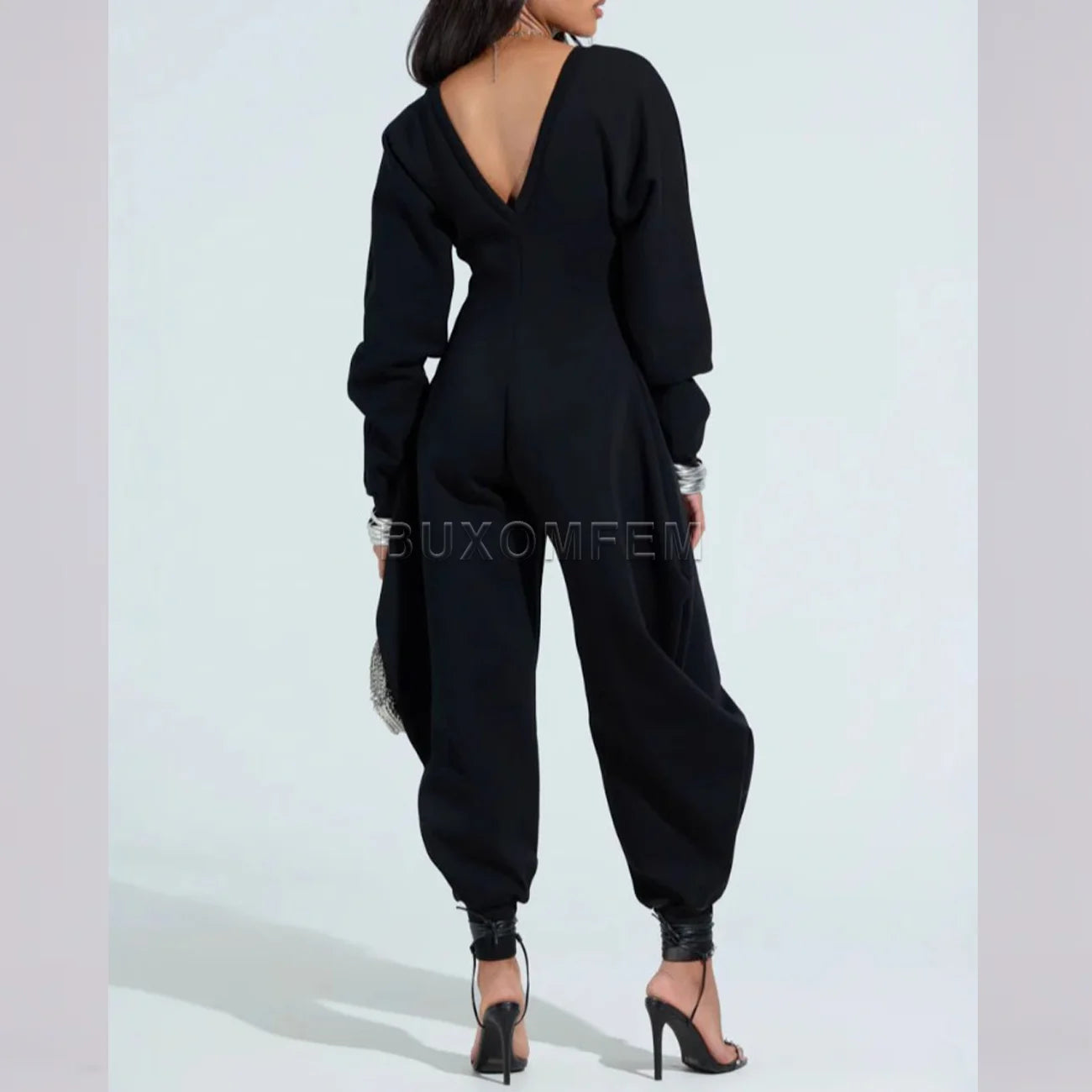 Stretch Nylon Spandex Jumpsuit