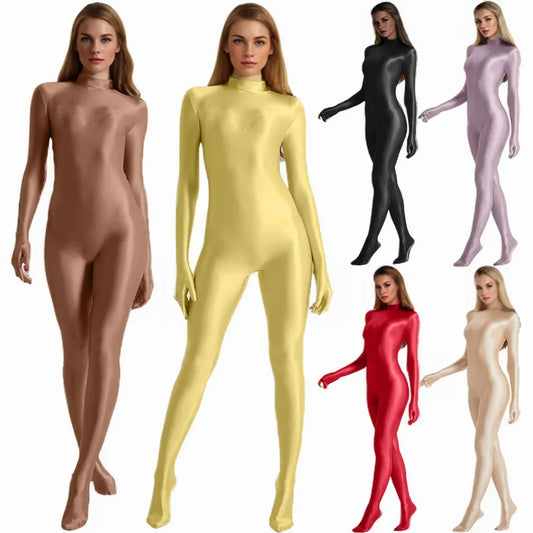Satin Stretch Jumpsuit