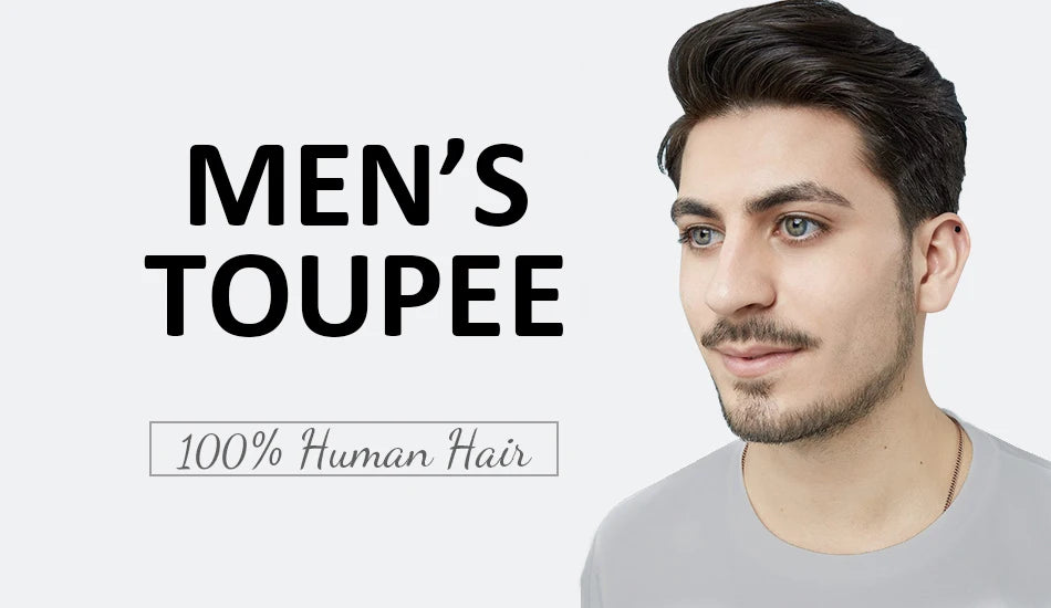 Natural Curly Remy Indian Human Hair Toupee for Women
