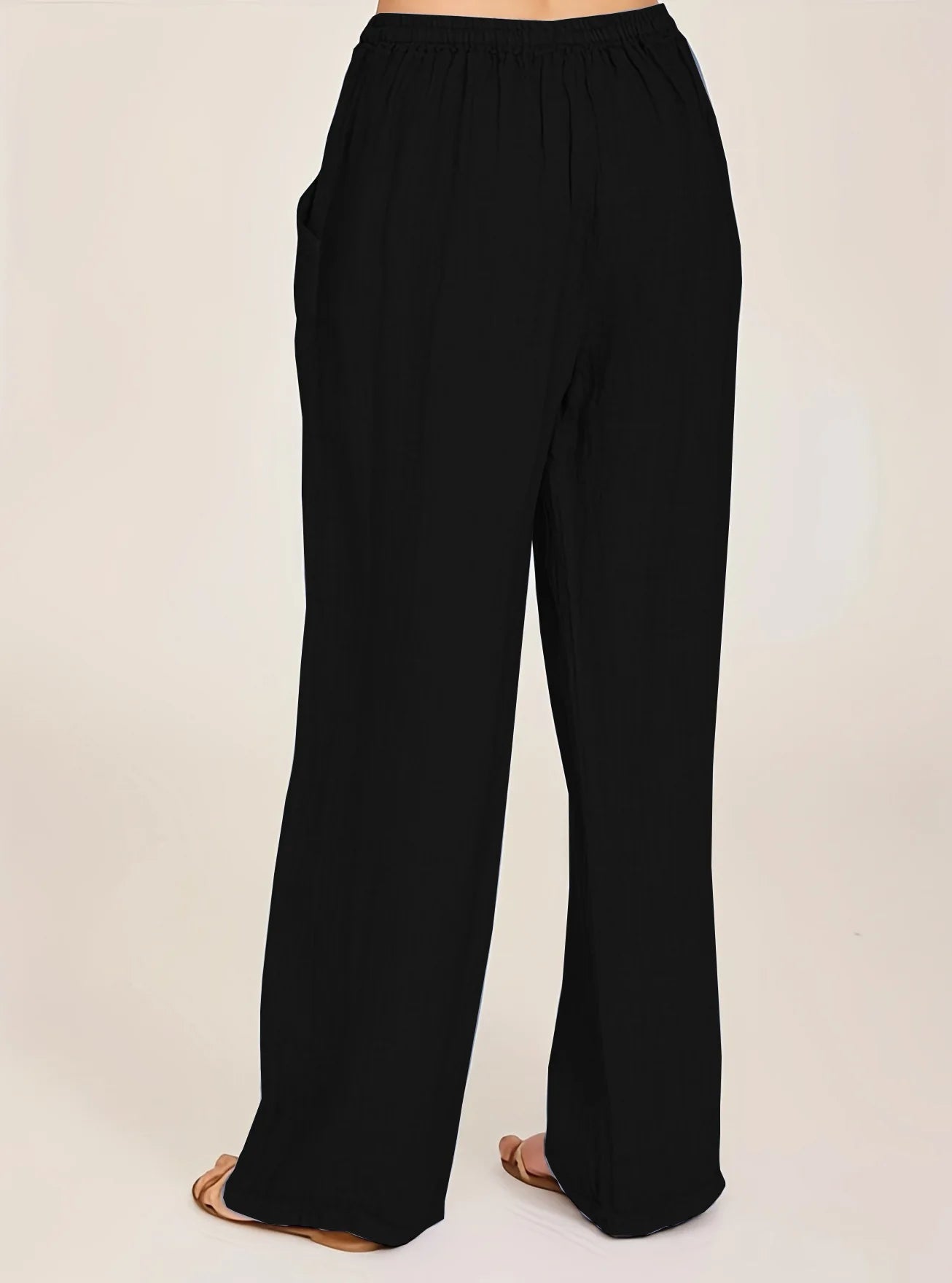 plus Size Women's Loose Cotton Linen Casual Pants 2026 New Style European And American Loose Fit Trousers for Women