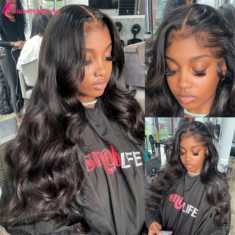 Natural Black Body Wave Human Hair Bundles for Women