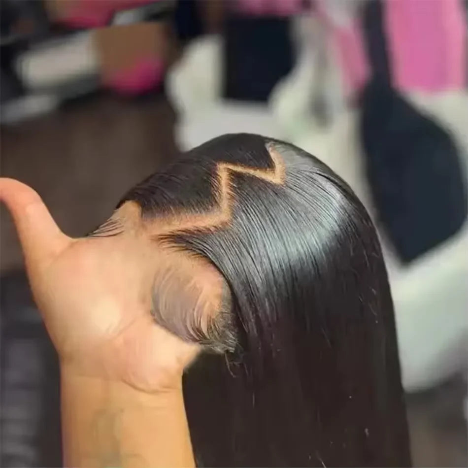 Glueless Straight Human Hair Lace Front Wig for Women