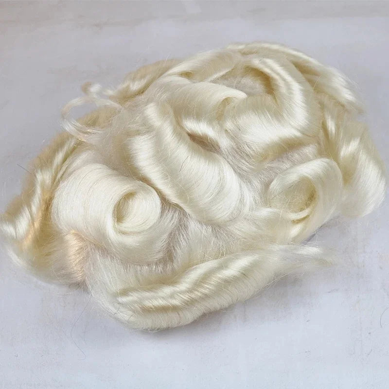 Ultra Thin Natural Hair Toupee Replacement System for Women