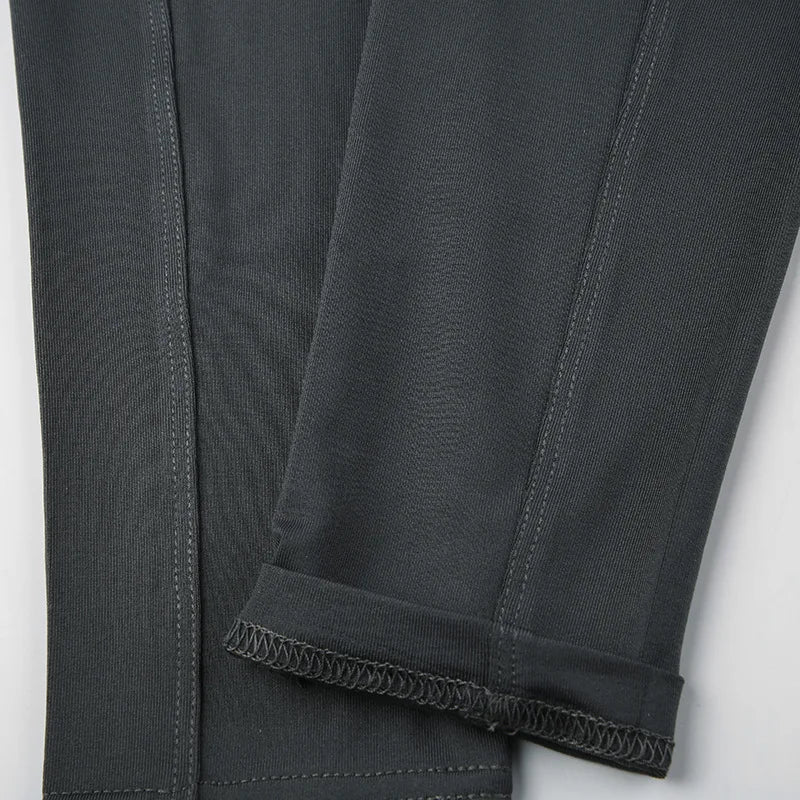 BOOFEENAA Patchwork Bodycon Halter Backless Jumpsuit Women Leggings Sports Yoga Clothes One Piece Outfits Active Wear C56-CI24