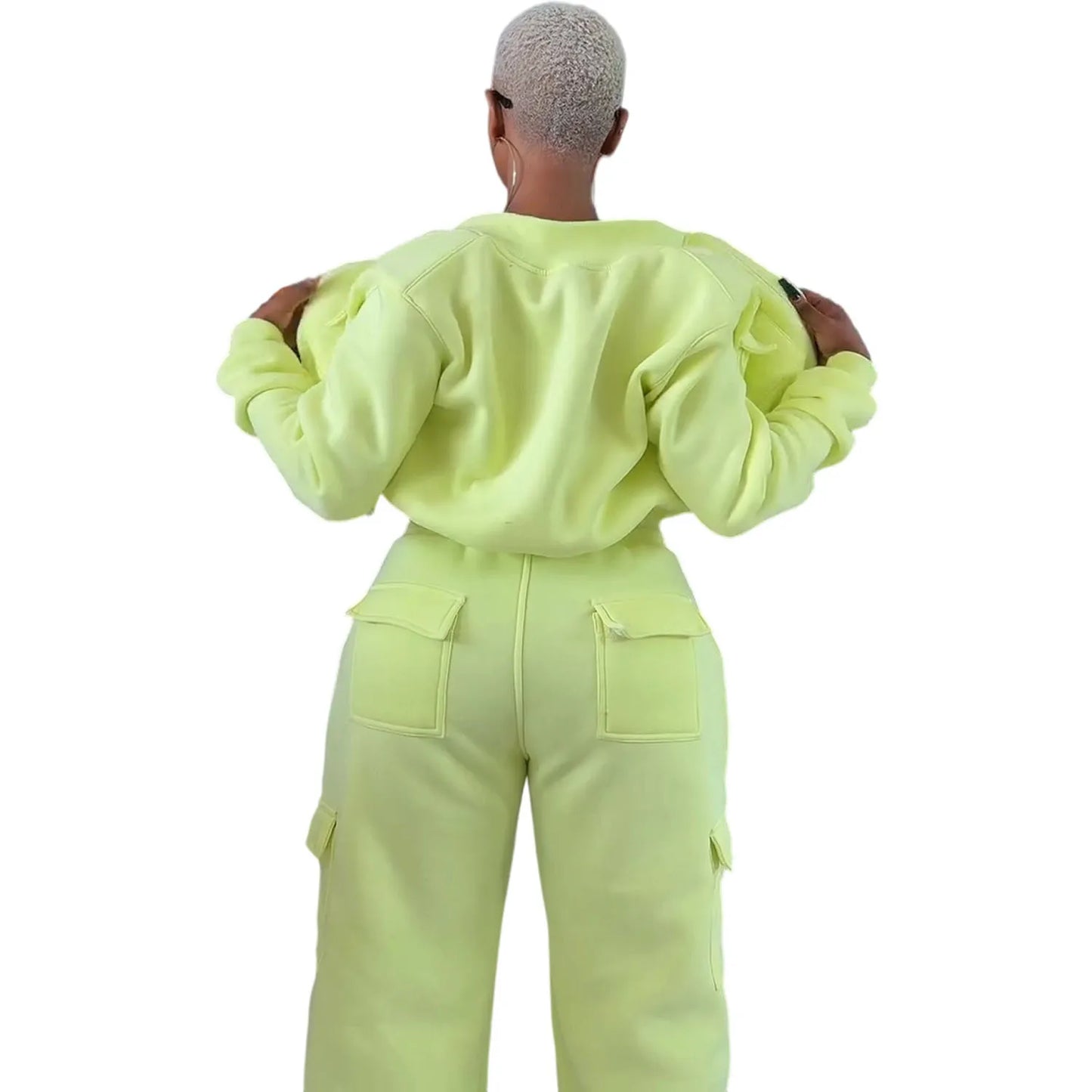 Fall Warm Two Piece Activewear Set