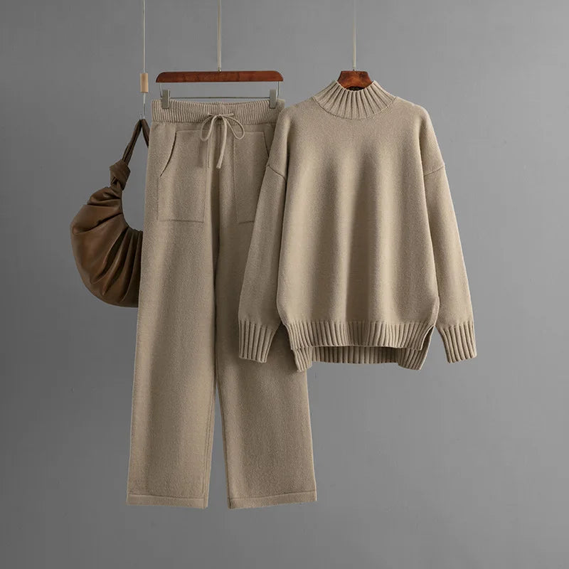 Cozy Turtleneck Knit Set