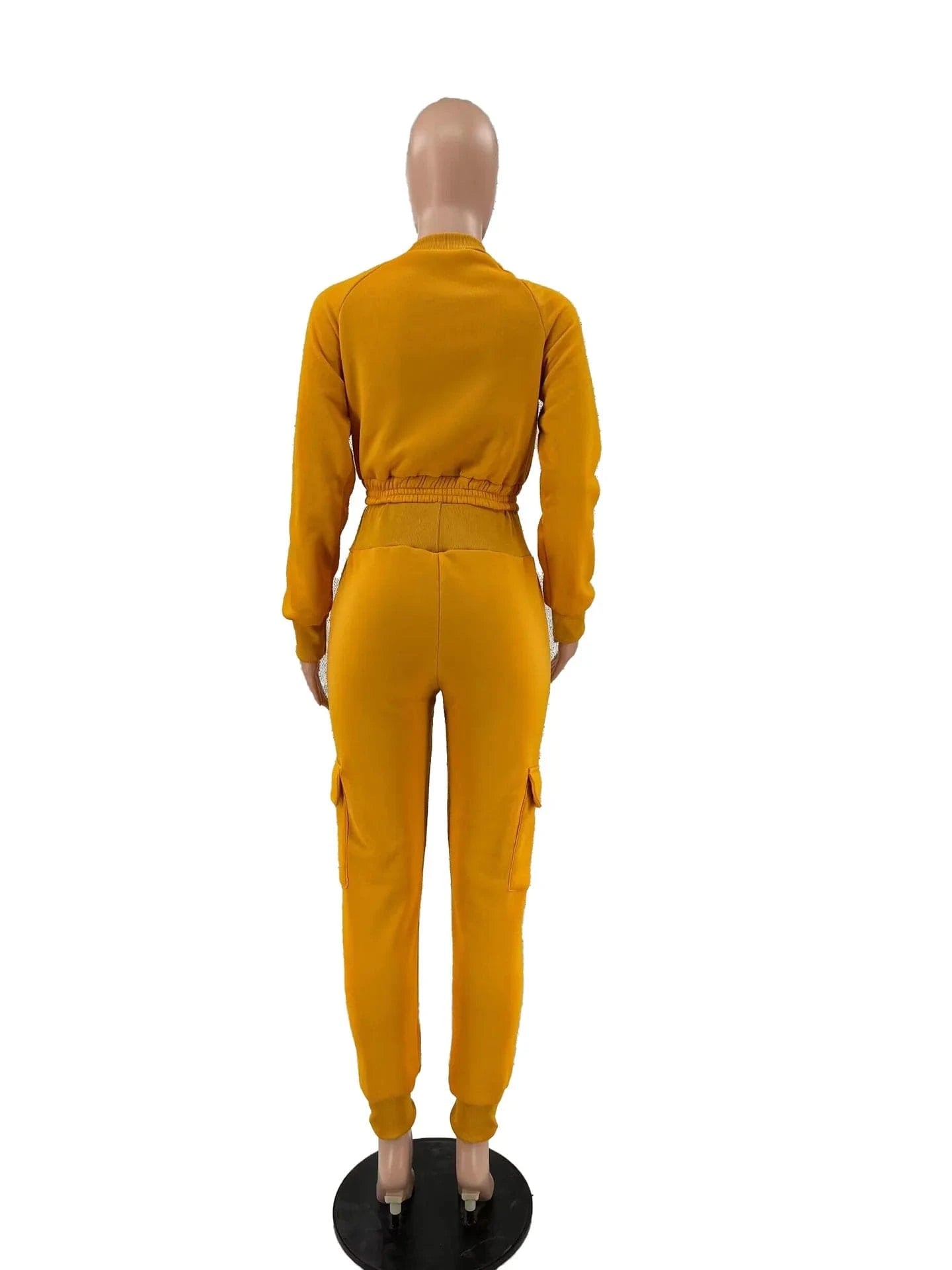Winter Autumn Cargo Pants Outfit Set Sexy Women Two Pieces Elegant Club Matching Set Lady Casual Tracksuit